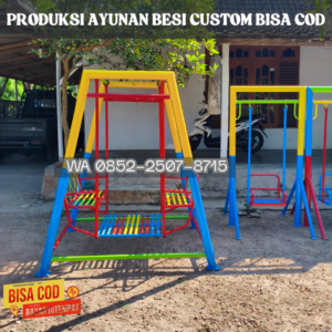 Contoh ayunan besi Holow Dan mainan tk Kec Punggelan Banjarnegara
