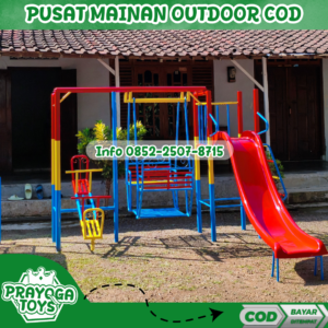 Gambar playground 3 in 1 dan Ayunan sultan Jumbo Kec Adiwerna Tegal
